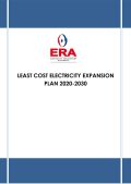 Least Cost Electricity Expansion Plan 2020-2030